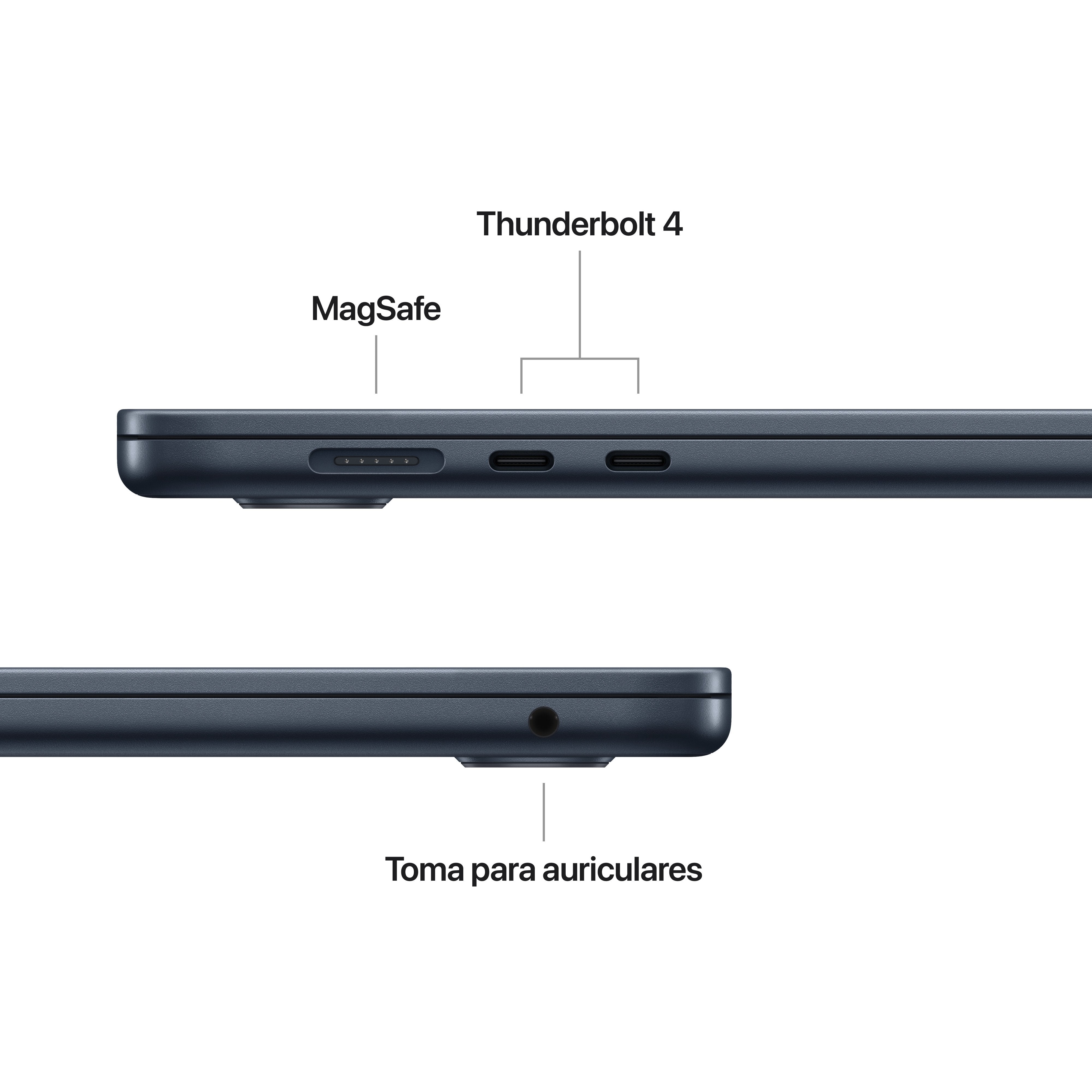EAN 195949842627 - Apple MacBook Air Apple M M4 Portátil 38,9 cm (15.3") 16 GB 512 GB SSD Wi-Fi 6E (802.11ax) macOS Sequoia M imagen 7