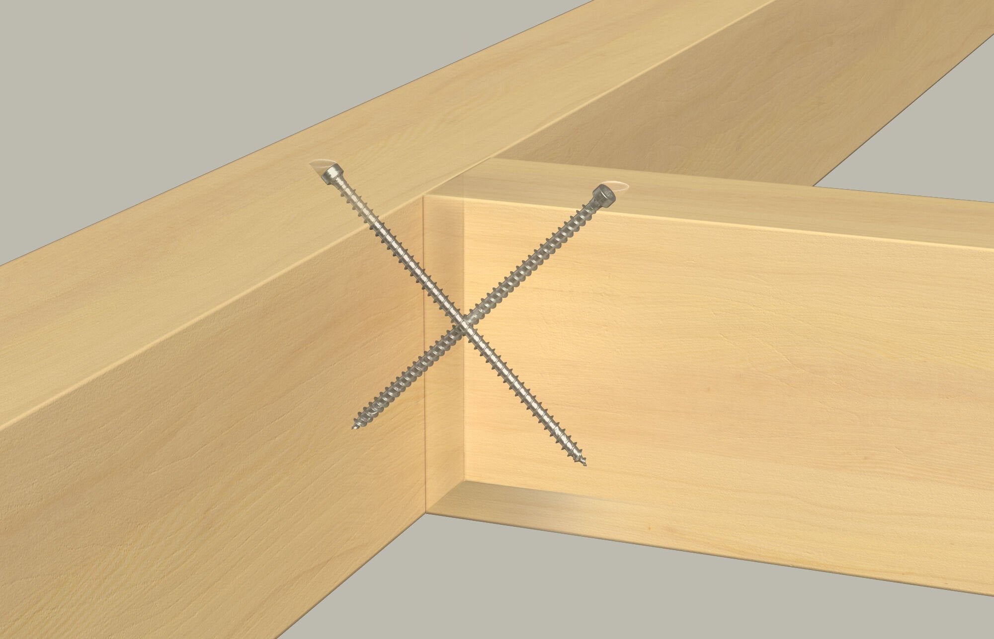 Tornillo De Construcción Para Madera Fischer Powerfull Ii 6,0x100 Zk Tx Vg 100 Piezas, Rosca Completa, Galvanizado 562954