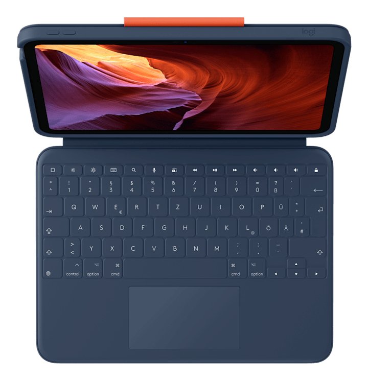 EAN 5099206106895 - Logitech Rugged Combo 4 Touch QWERTZ Alemán Smart Connector Azul imagen 3