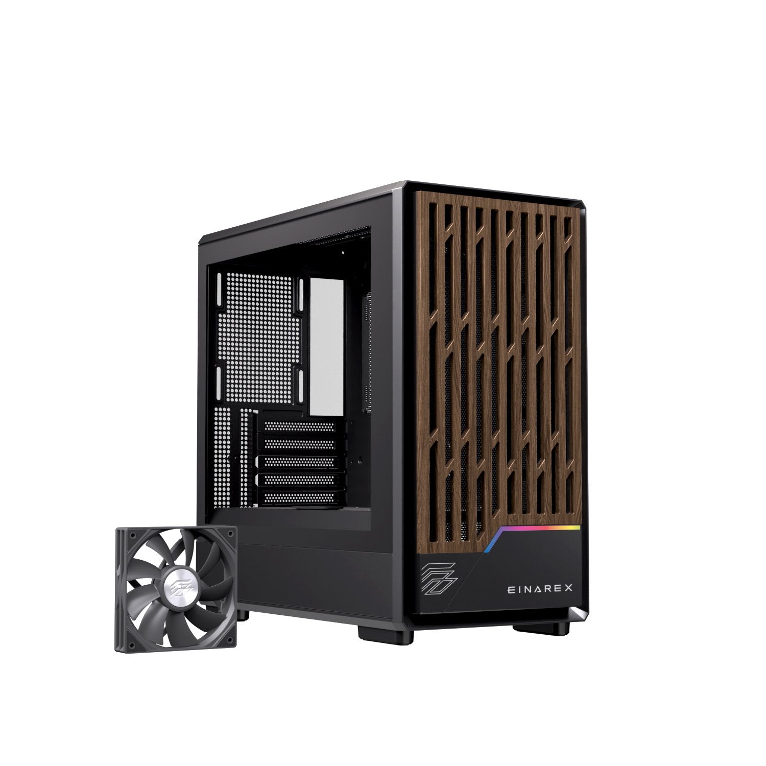 EAN 6977277363685 - Einarex EXCS-PM-400C-B carcasa de ordenador Midi Tower Negro imagen 6