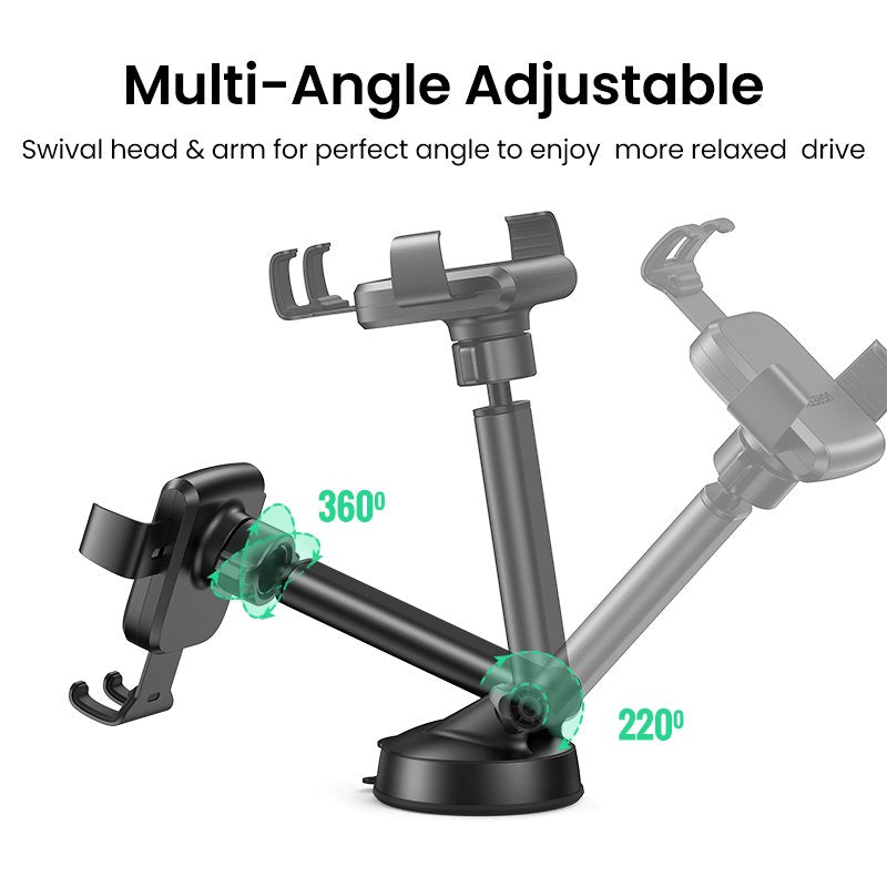 Ugreen 60990b Soporte Para Teléfono Gravity Con Ventosa Negro