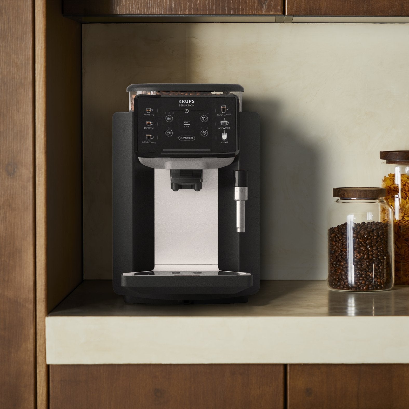 Cafetera Expreso Krups Sensation C10 1450w Negra