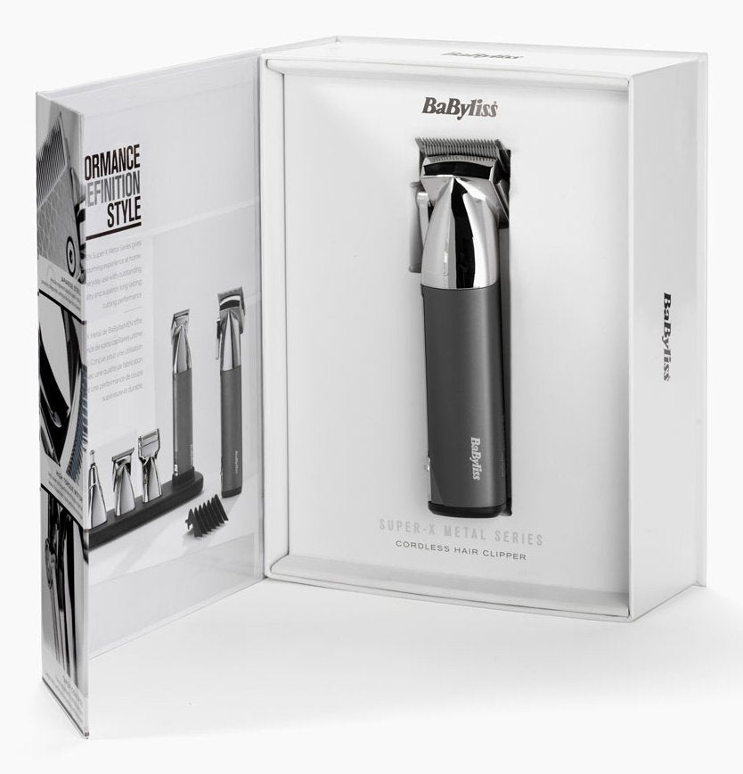 EAN 3030050165371 - BaByliss Super-X Metal E996E cortadora de pelo y maquinilla Antracita, Acero inoxidable 5 Ión de litio imagen 10