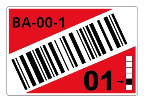 Roll Of Pre-Cut Labels For Supl