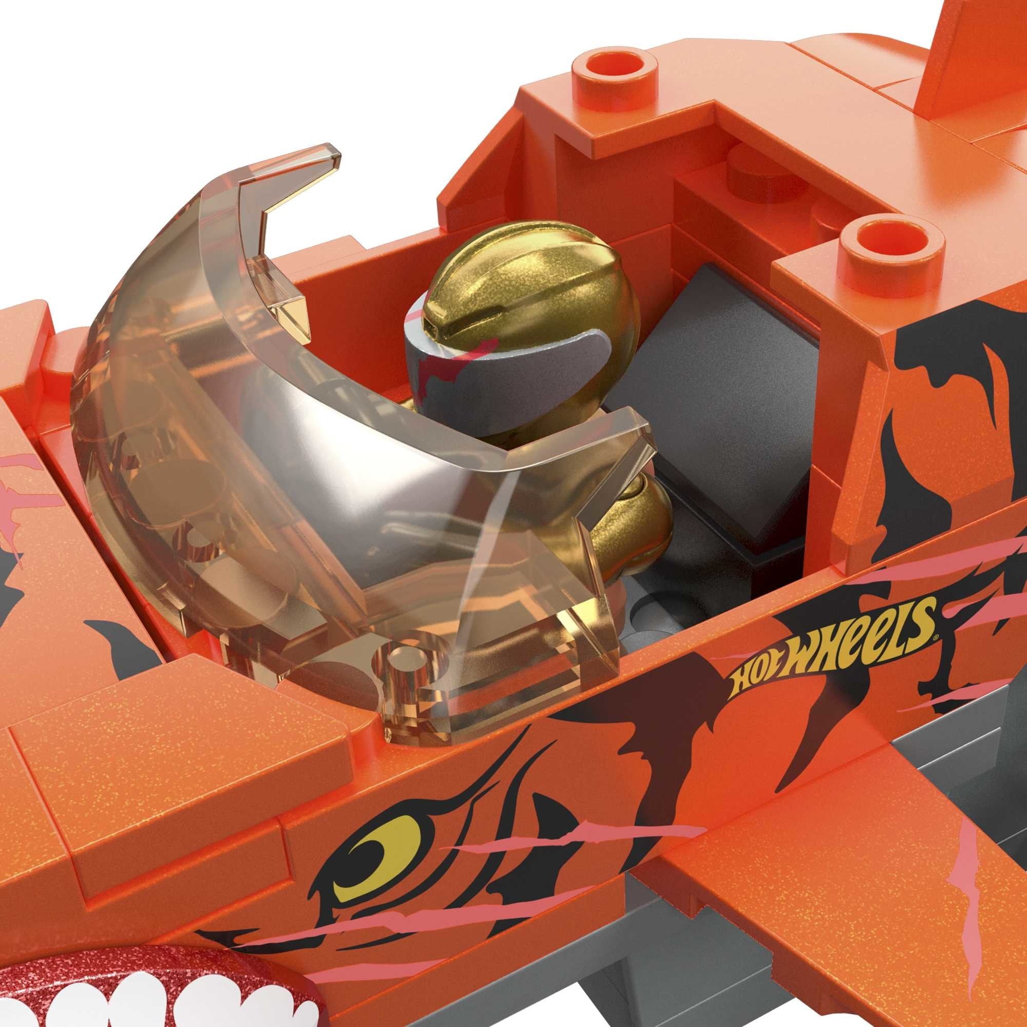 Hot Wheels Monster Trucks Tiger Shark Crash Competición Hkf88
