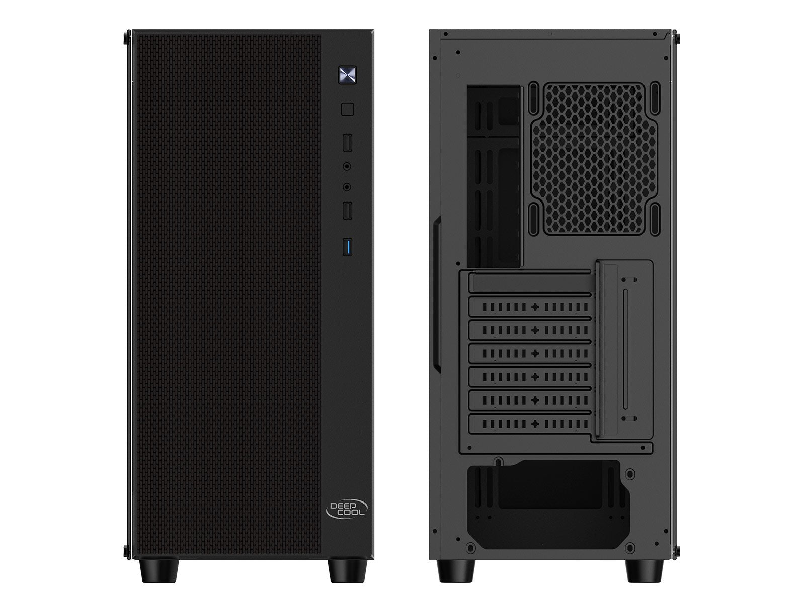 Caja Pc Deepcool Matrexx 55 Mesh Add-Rgb 4f Ne Cristal Templado/4xven 120 Mm Argb/Luces Rgb Dp-Atx-Matrexx55-Mesh-Ar-4f