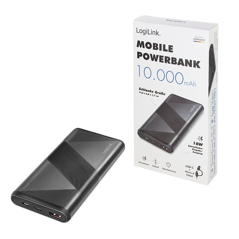 EAN 4052792066593 - LogiLink PA0275 batería externa Litio 10000 mAh Negro imagen 10