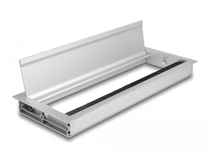 Delock 66864 Organizador De Cables Escritorio Cable Grommet Plata 1 Pieza(S)