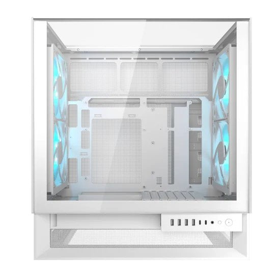 Cougar Caja Midi-Tower Omnyx, Argb, Blanco