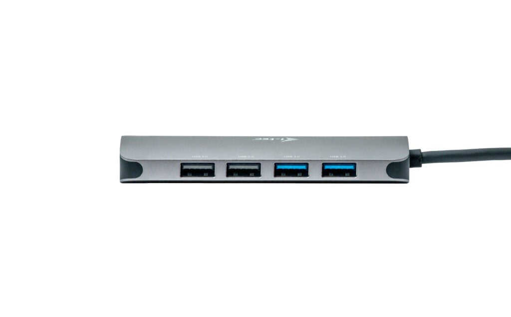I-Tec Usb-C Metal Nano Dock 2x Hdmi 1x Glan 2x Usb 3.2 2x Usb 2.0 1x Usb-C 3.2 Gen.1 Data 1x Usb-C 100w Pd + Charger 100w