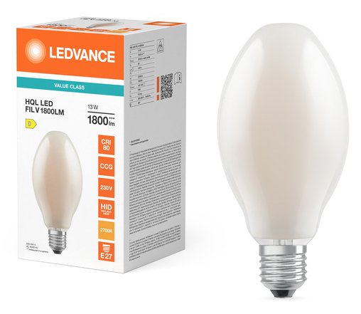 EAN 4099854071737 - Osram HQL LED FILAMENT VALUE lámpara LED Blanco cálido 2700 K 13 W E27 D imagen 5