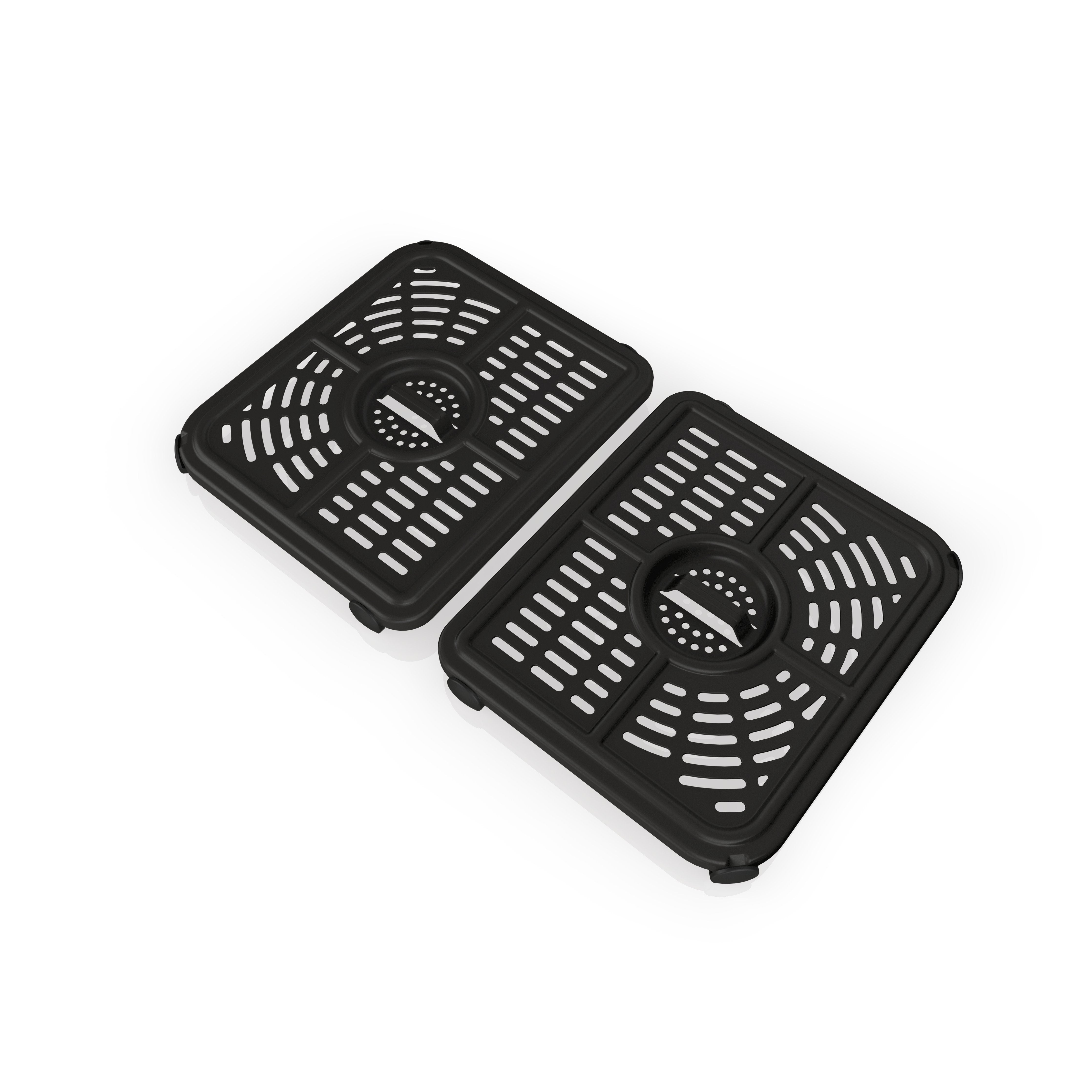 EAN 0622356270373 - Ninja AF500EU freidora Doble 10,4 L Independiente 2470 W Freidora de aire caliente Negro, Acero inoxidabl imagen 7