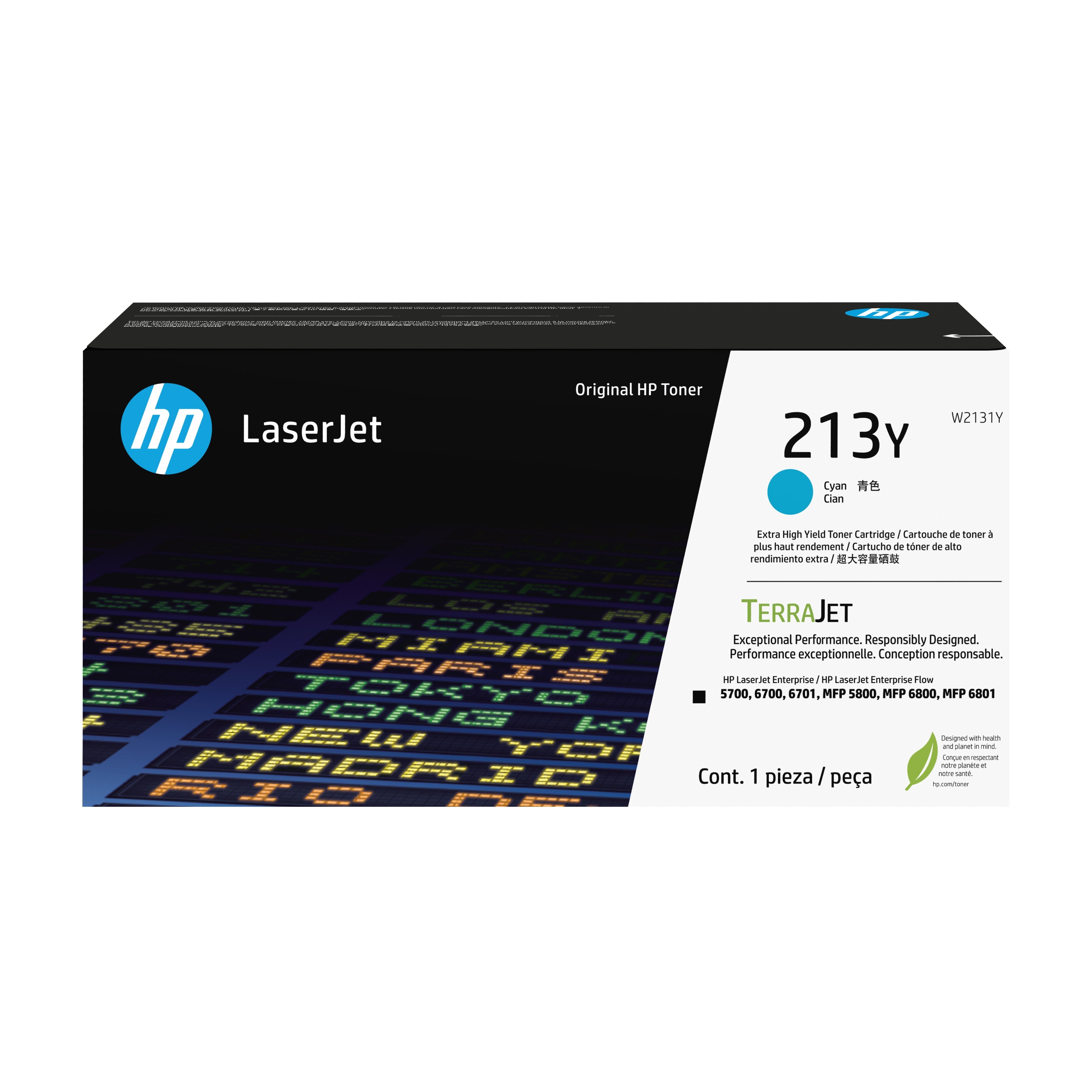 EAN 0196337061477 - HP 213Y Cyn Original LaserJet Toner Crtg cartucho de tóner 1 pieza(s) imagen 1
