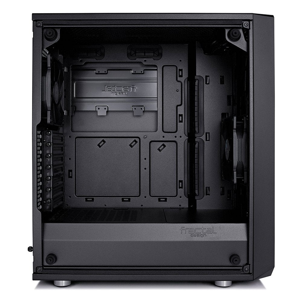 Caja Pc Fractal Design Meshify C Blackout Ventana Cristal Templado Atx, Midi-Tower, Pc, Atx,Itx,Micro-Atx, Negro, 17,5 Cm, 31,5 Cm