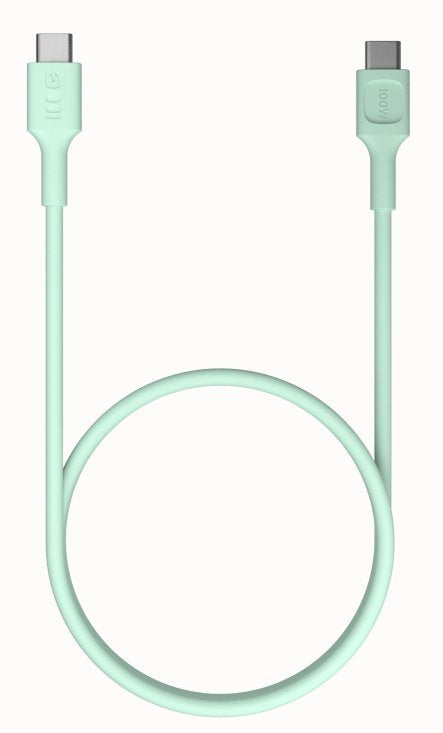 Kabel Usb-C-Usb-C Powerflex 100w Silikonowy 1.2m Zielony