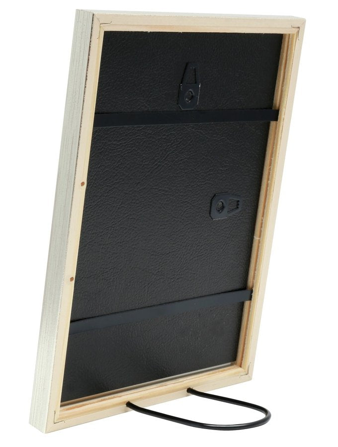 Deknudt S41jd1             30x30 Holz Silber, Schmale Leiste