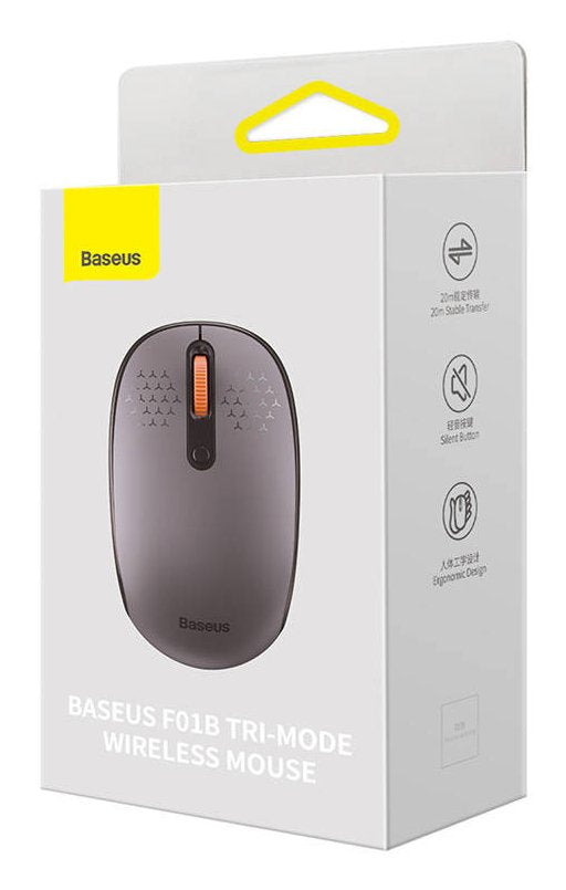 Baseus F01b Tri-Mode Wireless Mouse, Grey