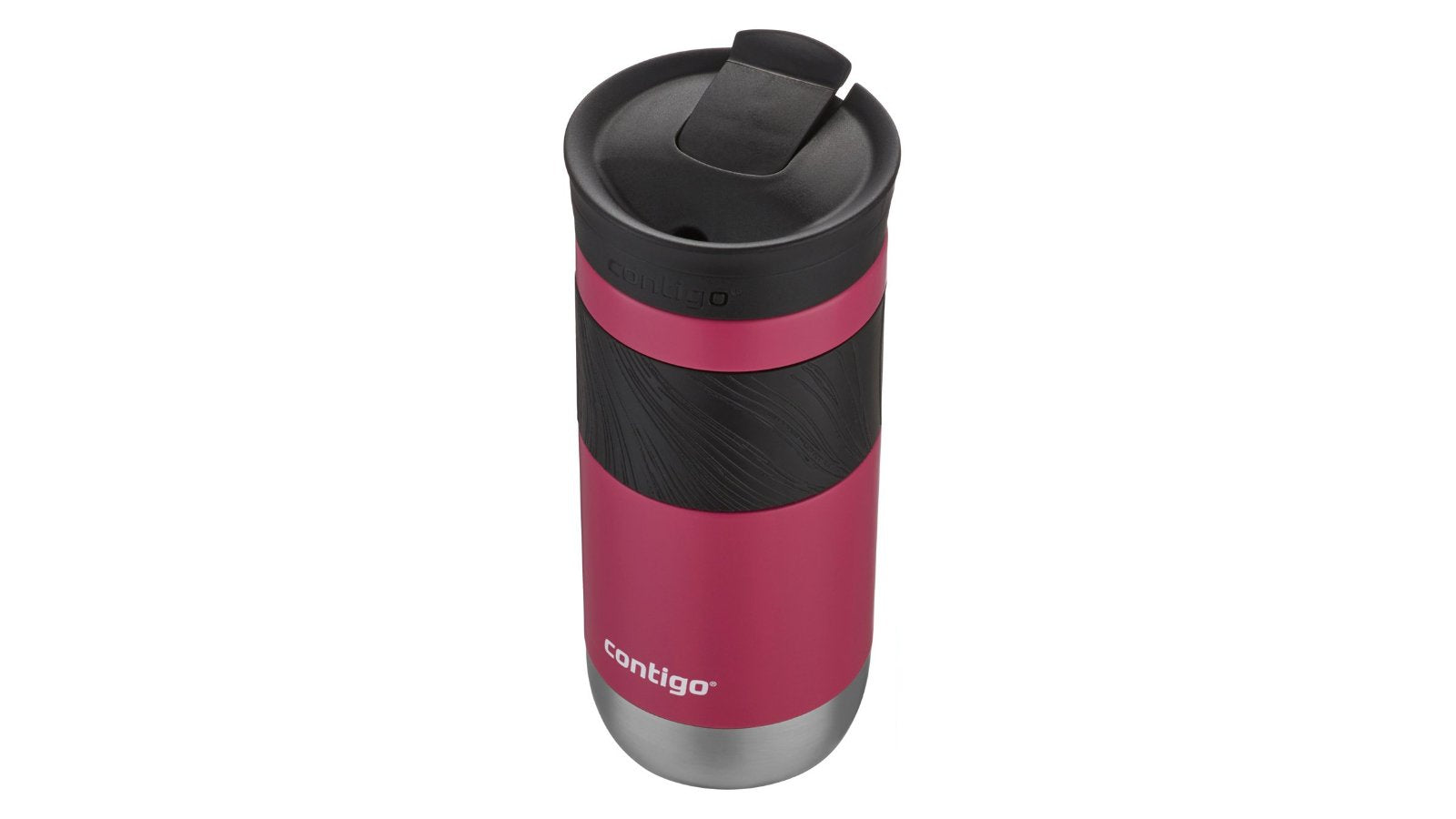 Botella Contigo Byron 2.0 Snapseal 470 Ml Negro, Rojo