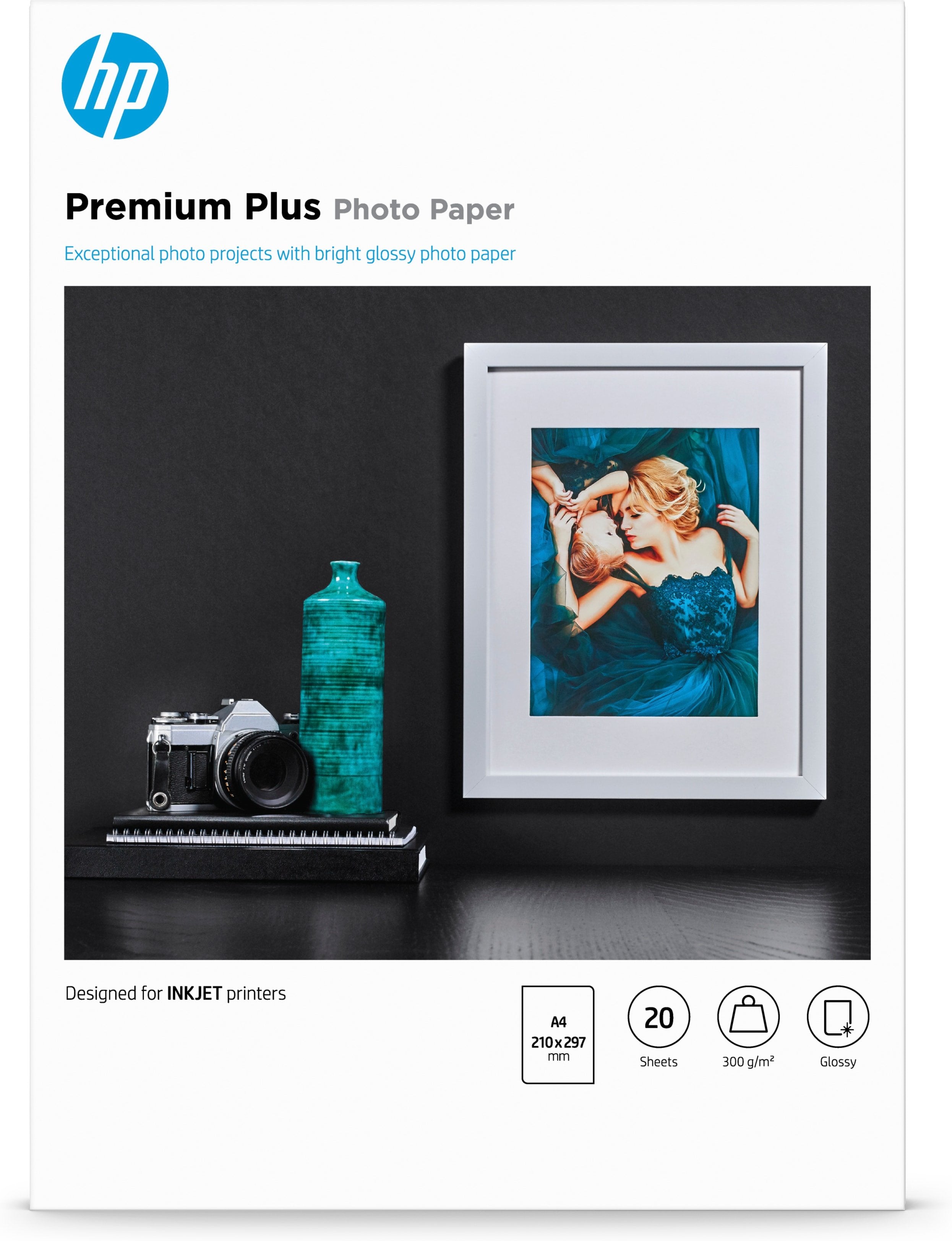 EAN 0886111138876 - HP Premium Plus Glossy Photo Paper-20 sht/A4/210 x 297 mm Brillo imagen 1
