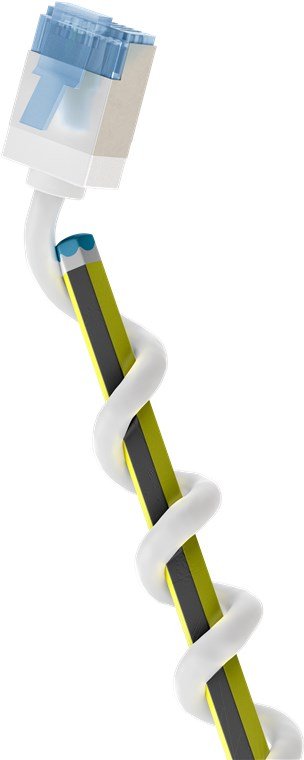 Goobay Cable Cat.6a Ultraflexible Delgado, U/Ftp Blanco, 1 Metro, Conector Extracorto 74332