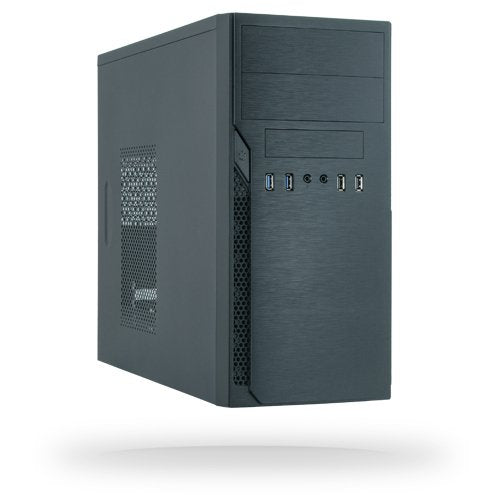 EAN 0753263075536 - Chieftec ATX mini-tour alu brossé SECC Torre Negro imagen 1