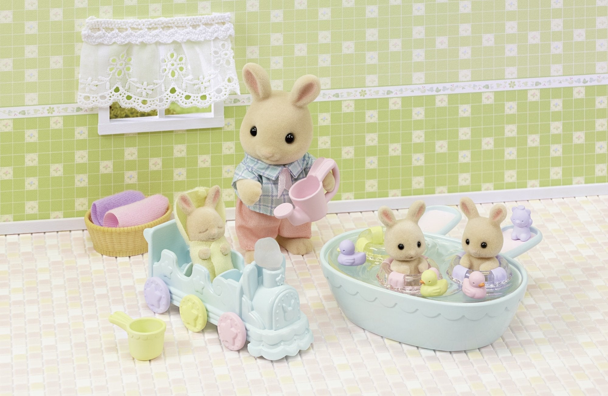 Epoch Sylvanian Families - Milchhasen Bade Juego 5707