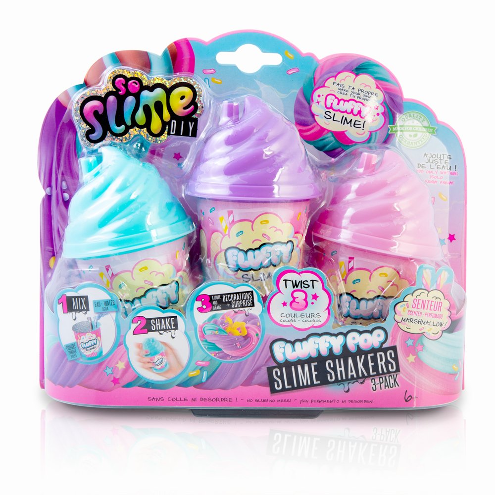 Set 3 Botes Esponjoso Slime Diy
