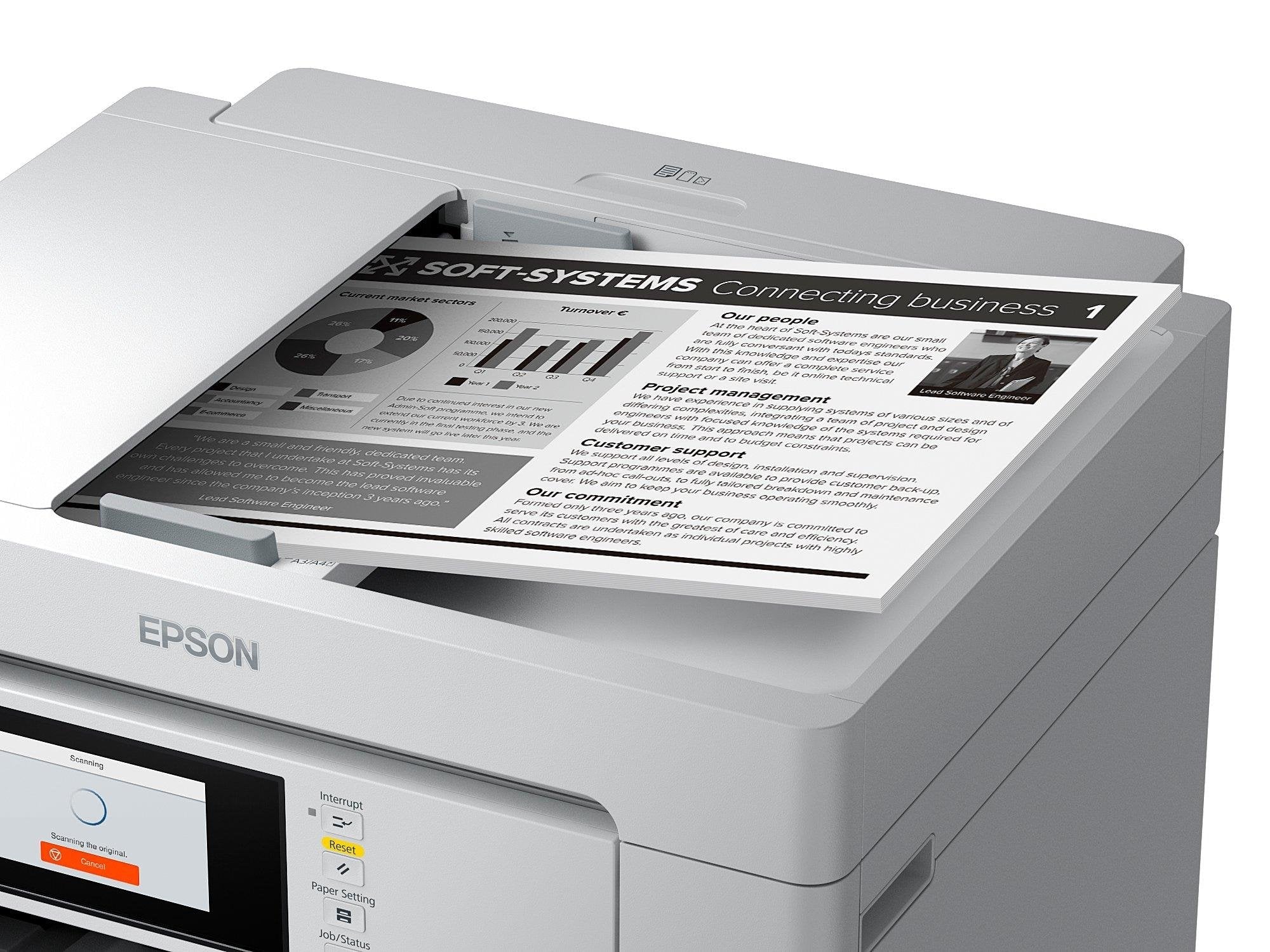 Ecotank Pro Et-M16685 4800x2400inkj Dpi 26ppm Print/Scan/Copy