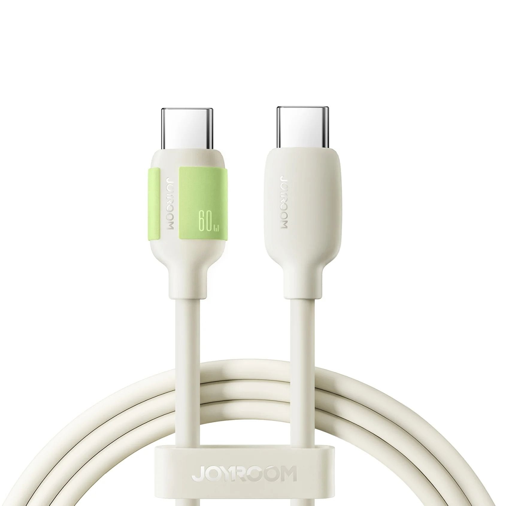 EAN 6956116730710 - JOYROOM S-A53 2M C-C cable USB USB 2.0 USB C 0,48 Gbit/s 60 W Beige imagen 1