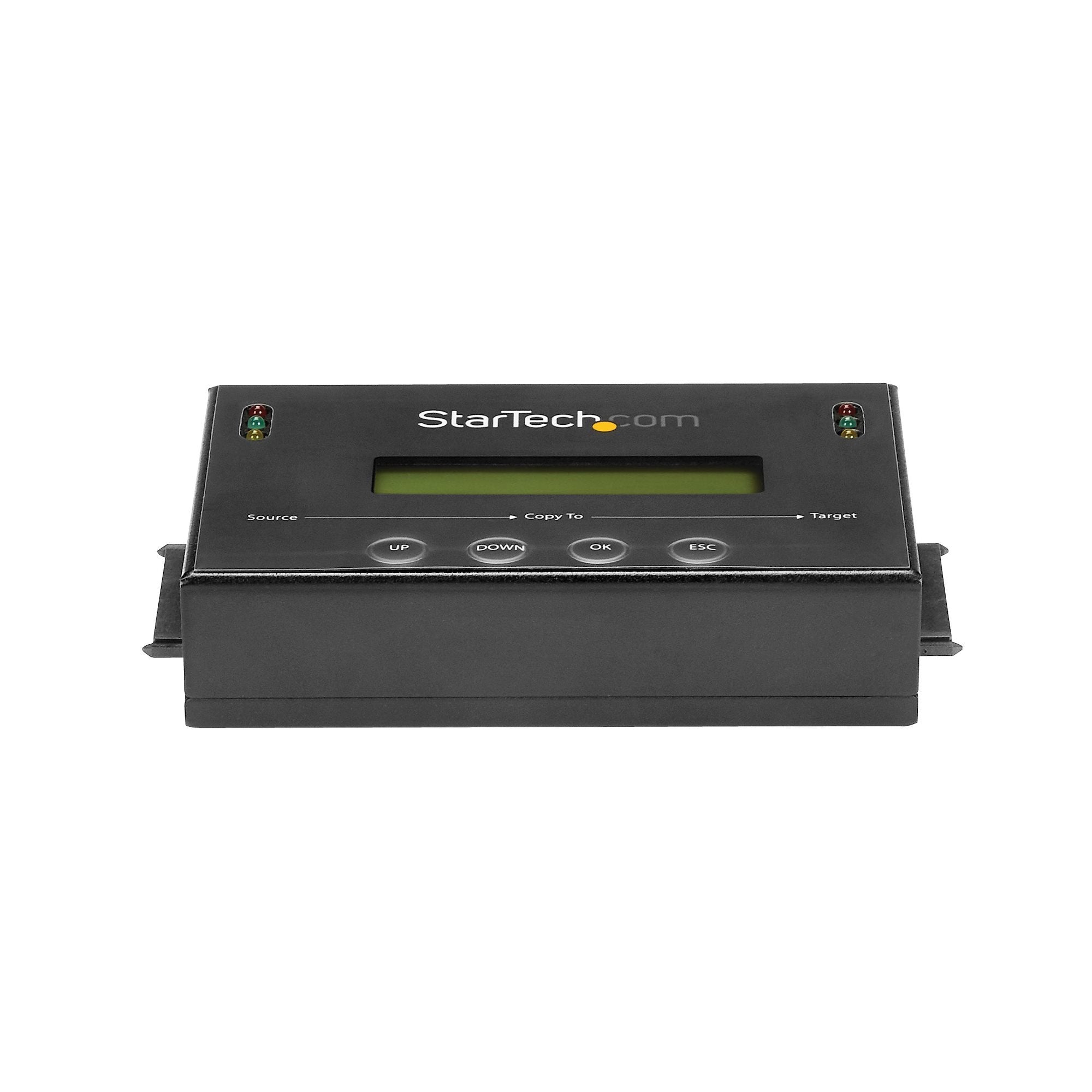Startech.Com Clonador Y Borrador Autónomo 1:1 Para Discos Duros Ssds Sata - Con Pantalla Lcd - Taa - Independiente Del Sistema Operativo