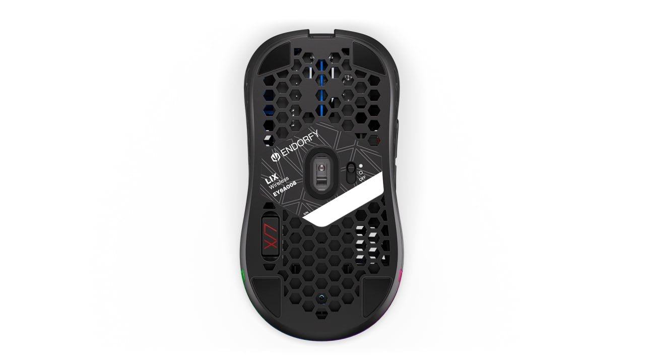 Endorfy Lix Ratón Ambidextro Rf Wireless + Usb Type-C Óptico 16000 Dpi