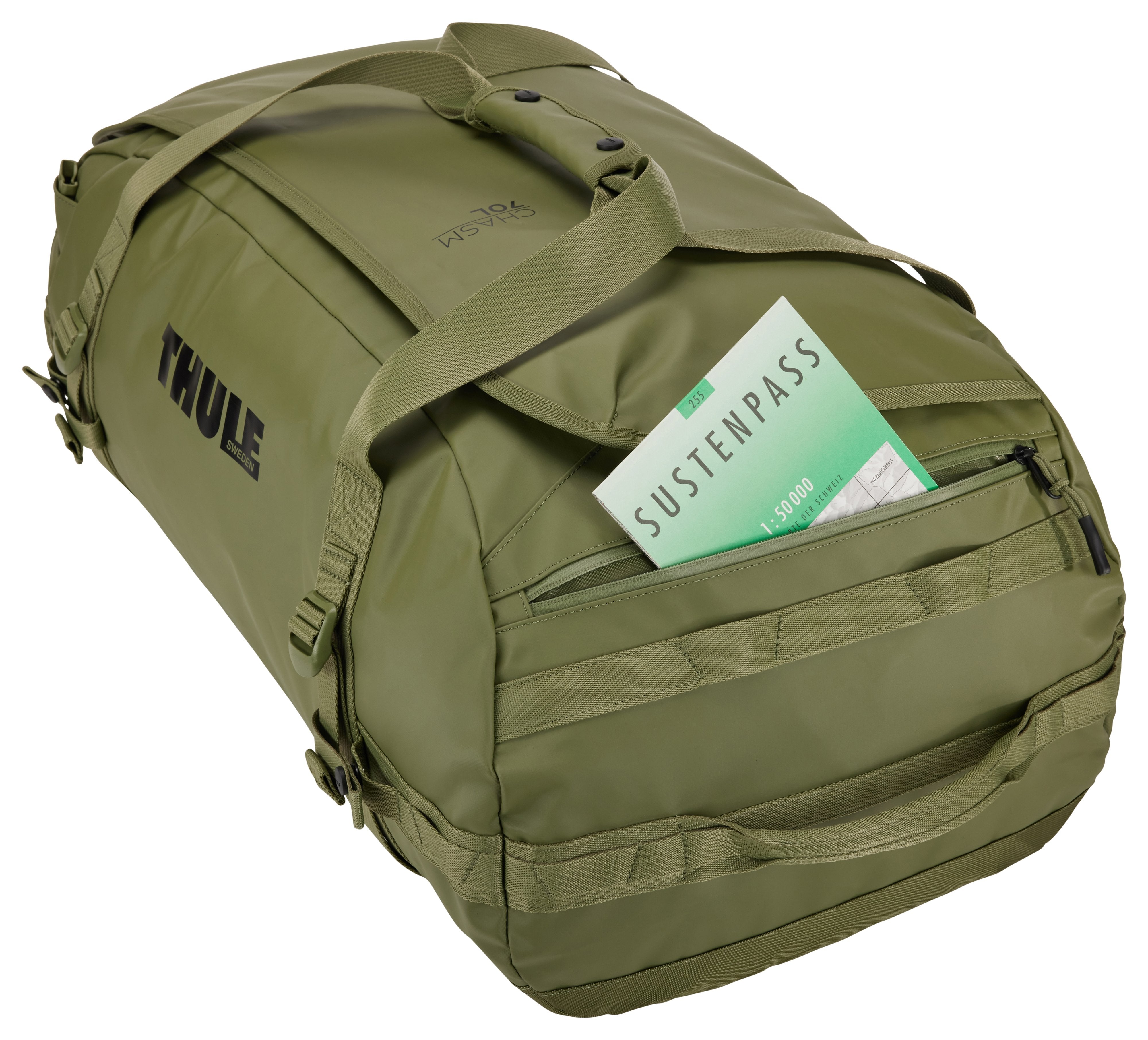 Thule Chasm Tdsd303 Olivine Bolso De Lona 70 L Poliéster Oliva