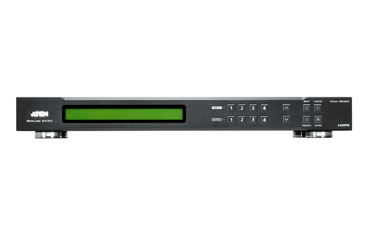 4 X 4 Hdmi Matrix Switch With Scaler And Ir / Rs-232 / Ethernet (Webgui) Control