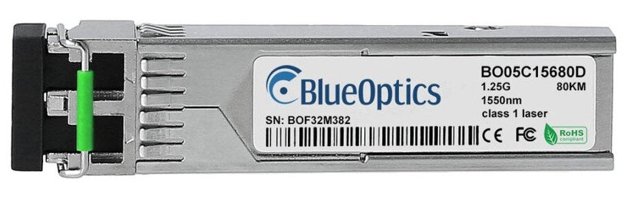 Blueoptics Palo Alto Networks Pan-Sfp-Zx Blueoptics Bo05c15680d Sfp Transceiver, 1000base-Zx, Singlemode Fiber, 1550nm, 80km