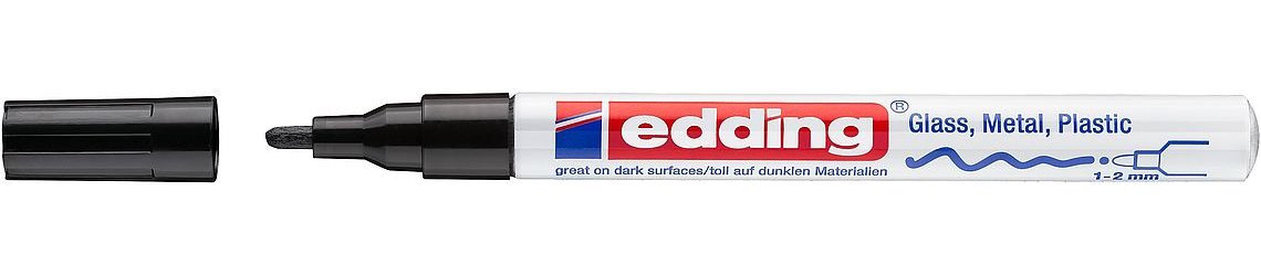 Edding 751 Glanzlackmarker - Negro