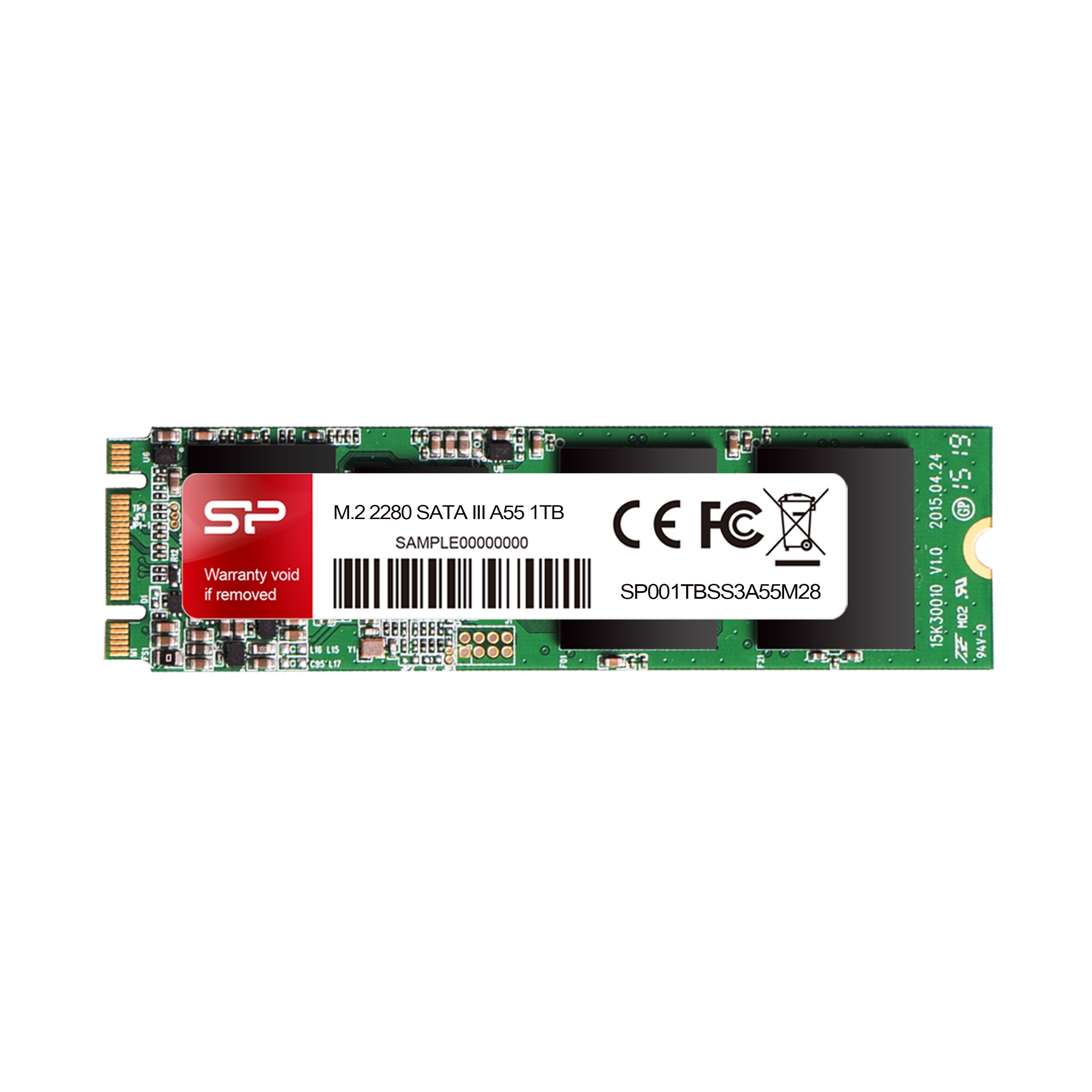 EAN 4713436121763 - Silicon Power M.2 2280 A55 1 TB Serial ATA III SLC imagen 1