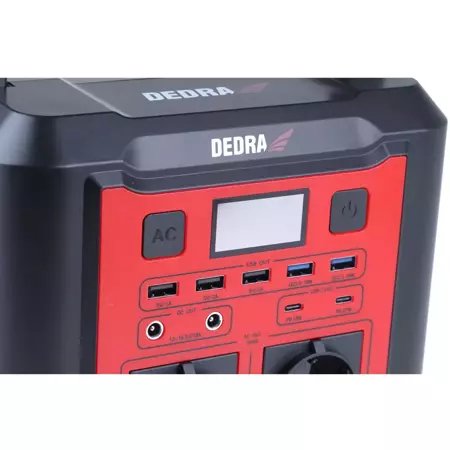 Dedra Dezs0300 Estación De Energía Portátil Ión De Litio 20000 Mah 500 W 2,85 Kg