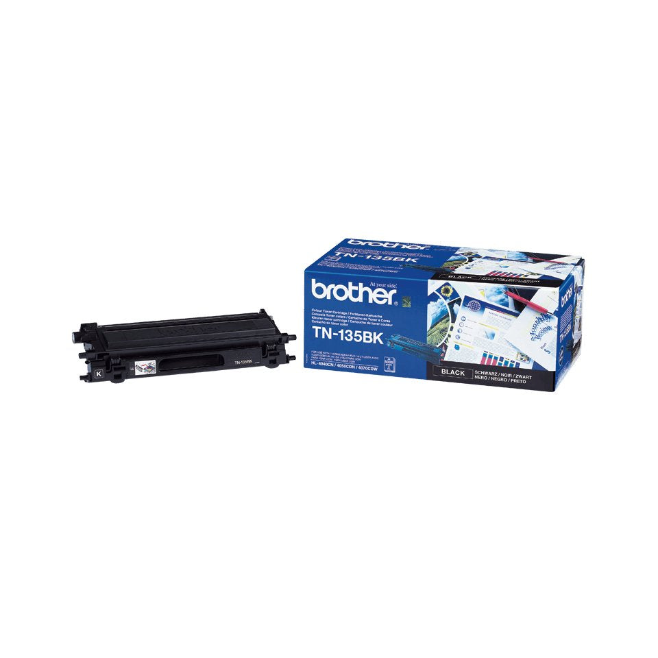 EAN 4977766648134 - Brother TN-135BK cartucho de tóner 1 pieza(s) Original Negro imagen 1