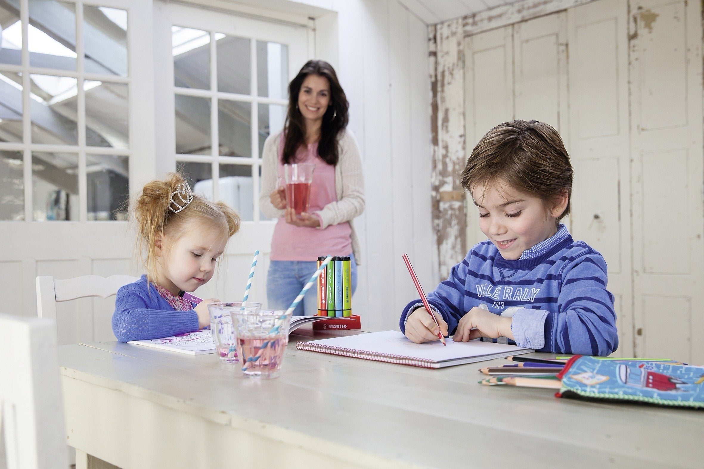 Stabilo Lápices De Colores Trio Thick Estuche De 12 Surtidos