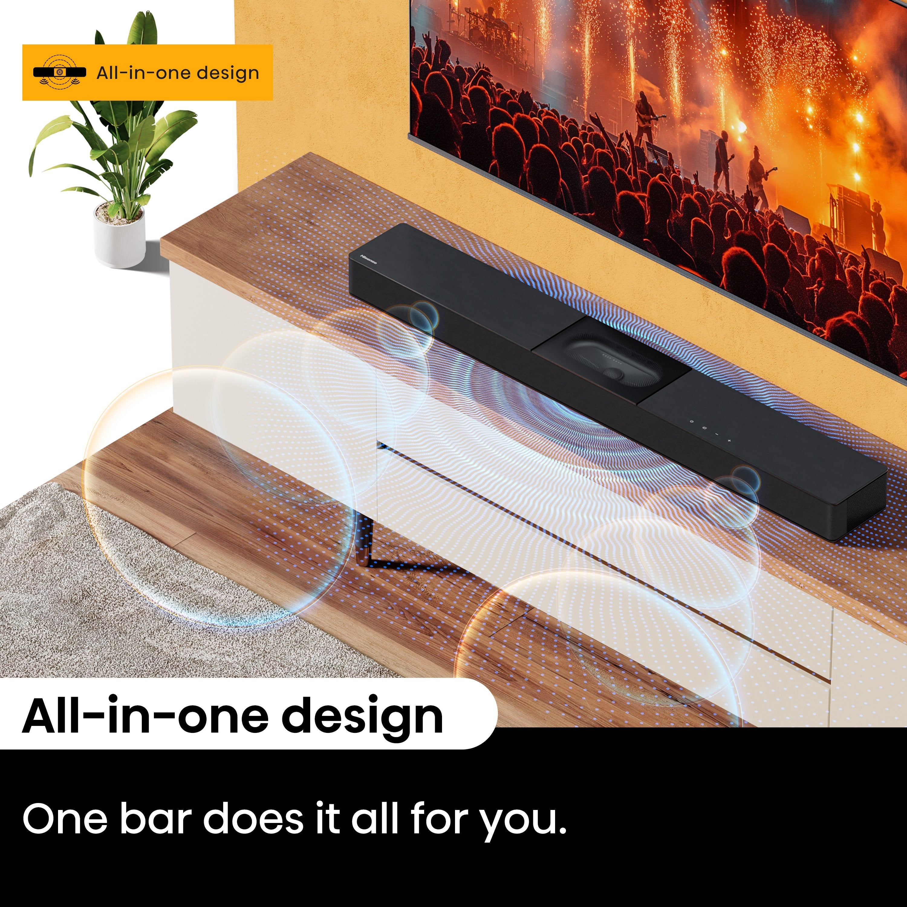 Hisense Hs2000 Altavoz Soundbar 2.1 Canales 240 W
