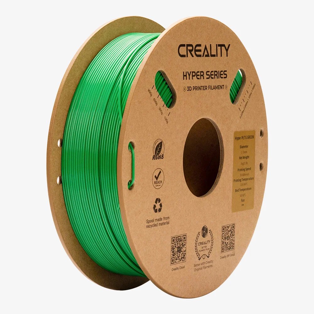 Creality Filament Hyper Petg 1,75 Mm 1kg Transparent