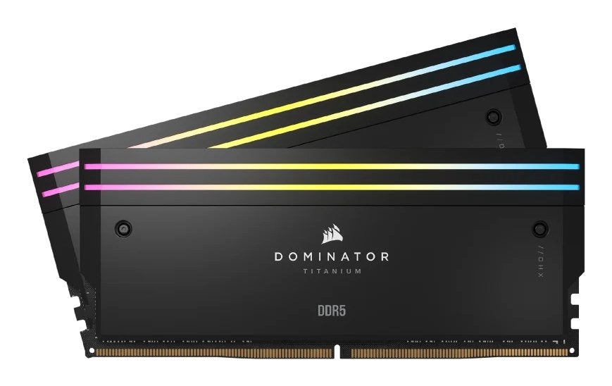 Corsair Dominator Titanium Rgb - Ddr5 - Kit - 96 Gb: 2 X 48 Gb - Dimm 288-Pin - 3500 Mhz / Pc5-56000 - Ungepuffert