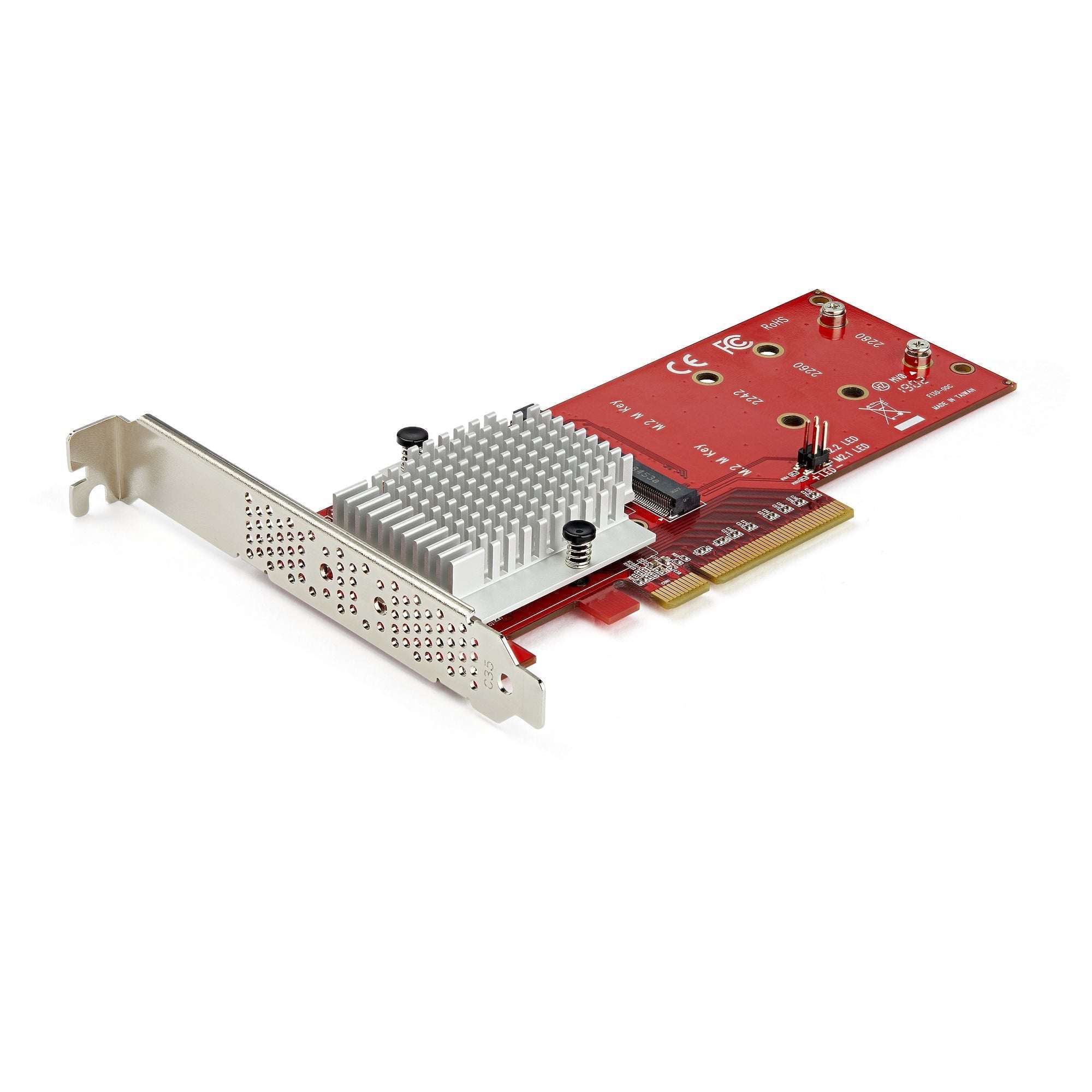 Startech.Com Adaptador Pci Express X8 Para Dos Ssd M.2 - Pci-E 3.0