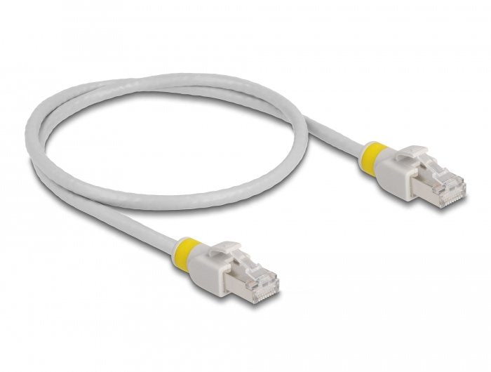 Delock Netzwerkcable Rj45 Cat.6a S Ftp Mit Farbigen Clips 0,5 M