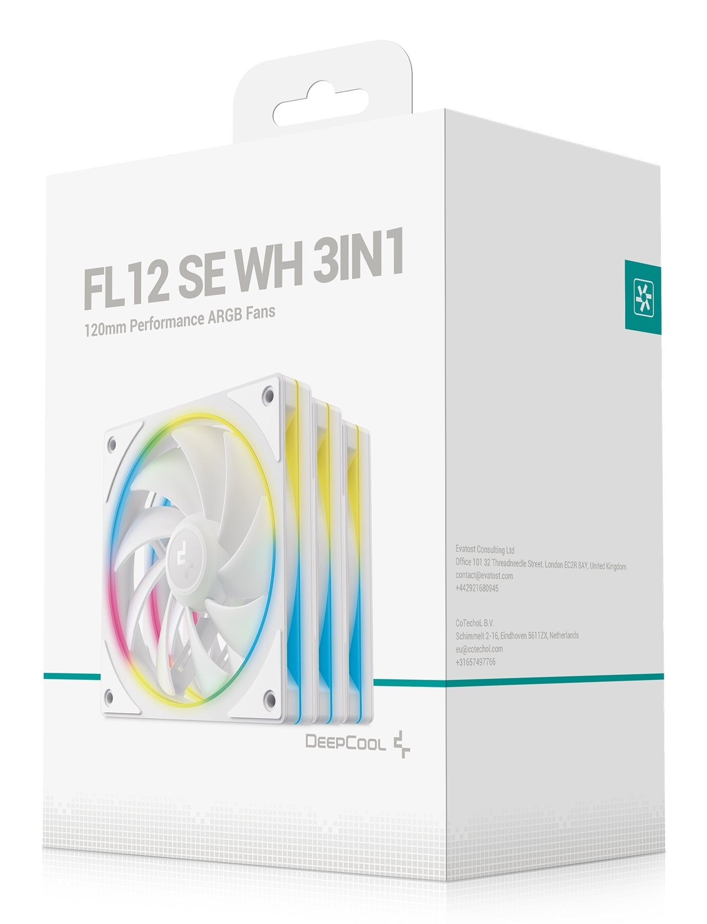 Deepcool Fl12r Se Wh Pack 120mm Argb Pwm Lüfter