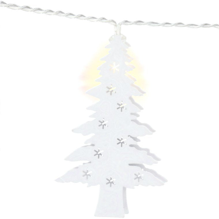 Guirnalda De Luces "Árbol De Navidad" Con 10 Led
Con Función De Temporizador, Blanco Cálido (3000 K), Funcionamiento Con Pilas