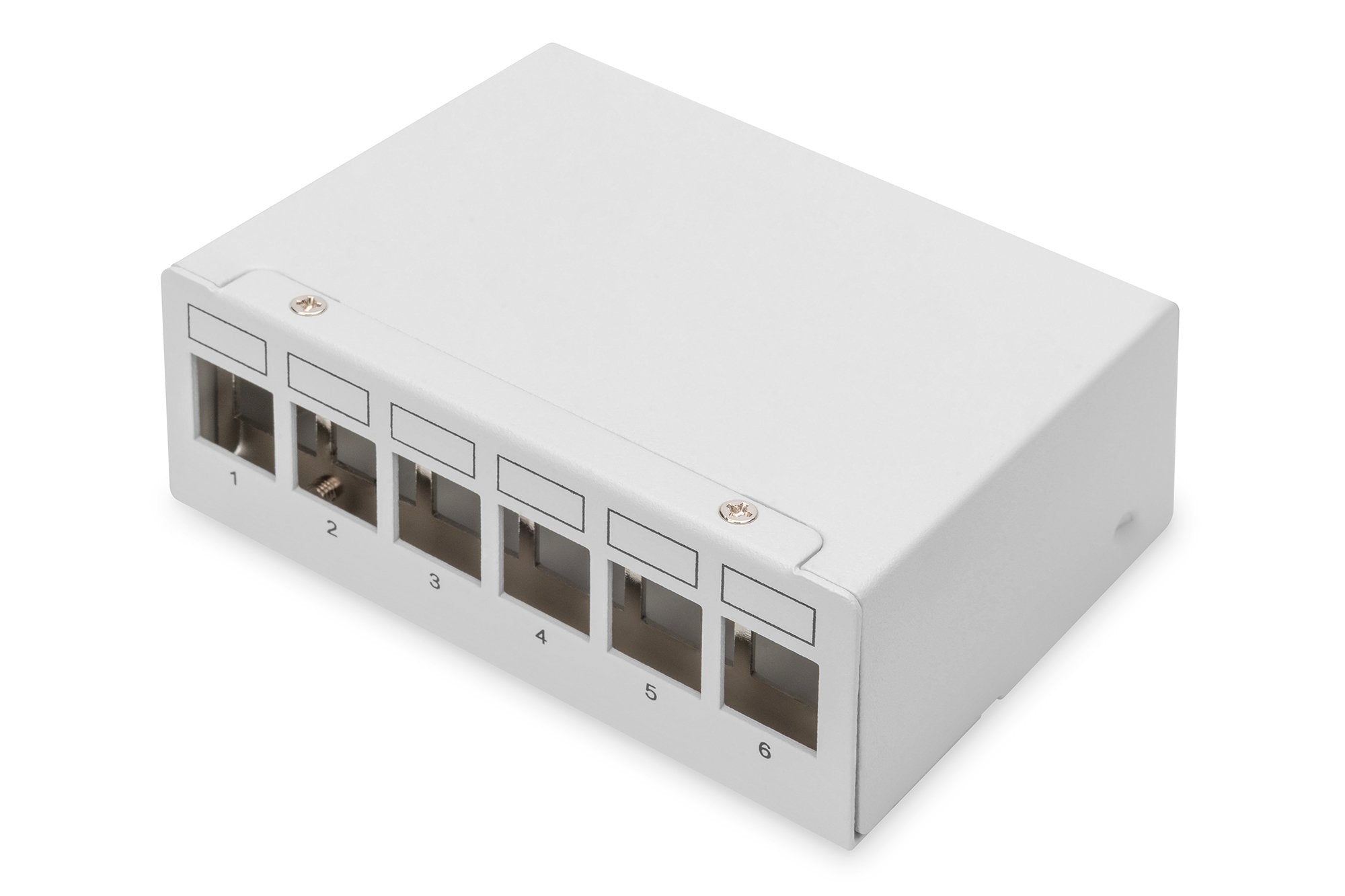Digitus Patchpanel 6-Port Modular Blanco Dn-93716