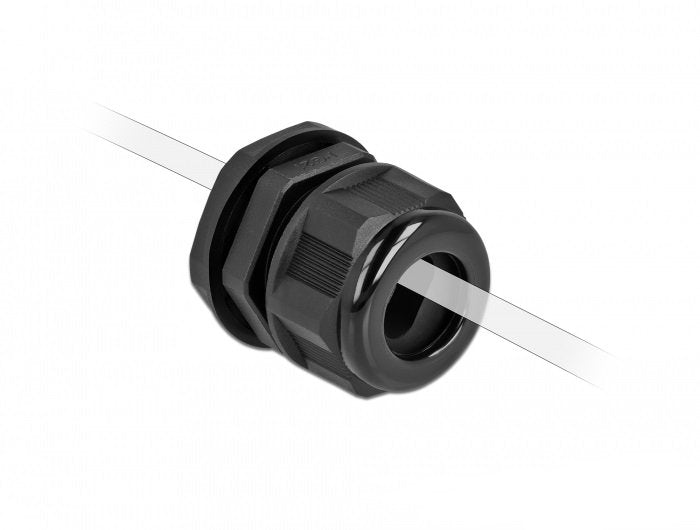 Delock Cableverschraubung Pg29 Für Flachcable Schwarz 2 Stück