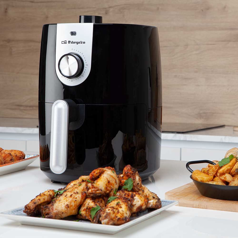 Freidora Por Aire Sin Aceite Orbegozo Fdr 27 1200w Capacidad 2.5l