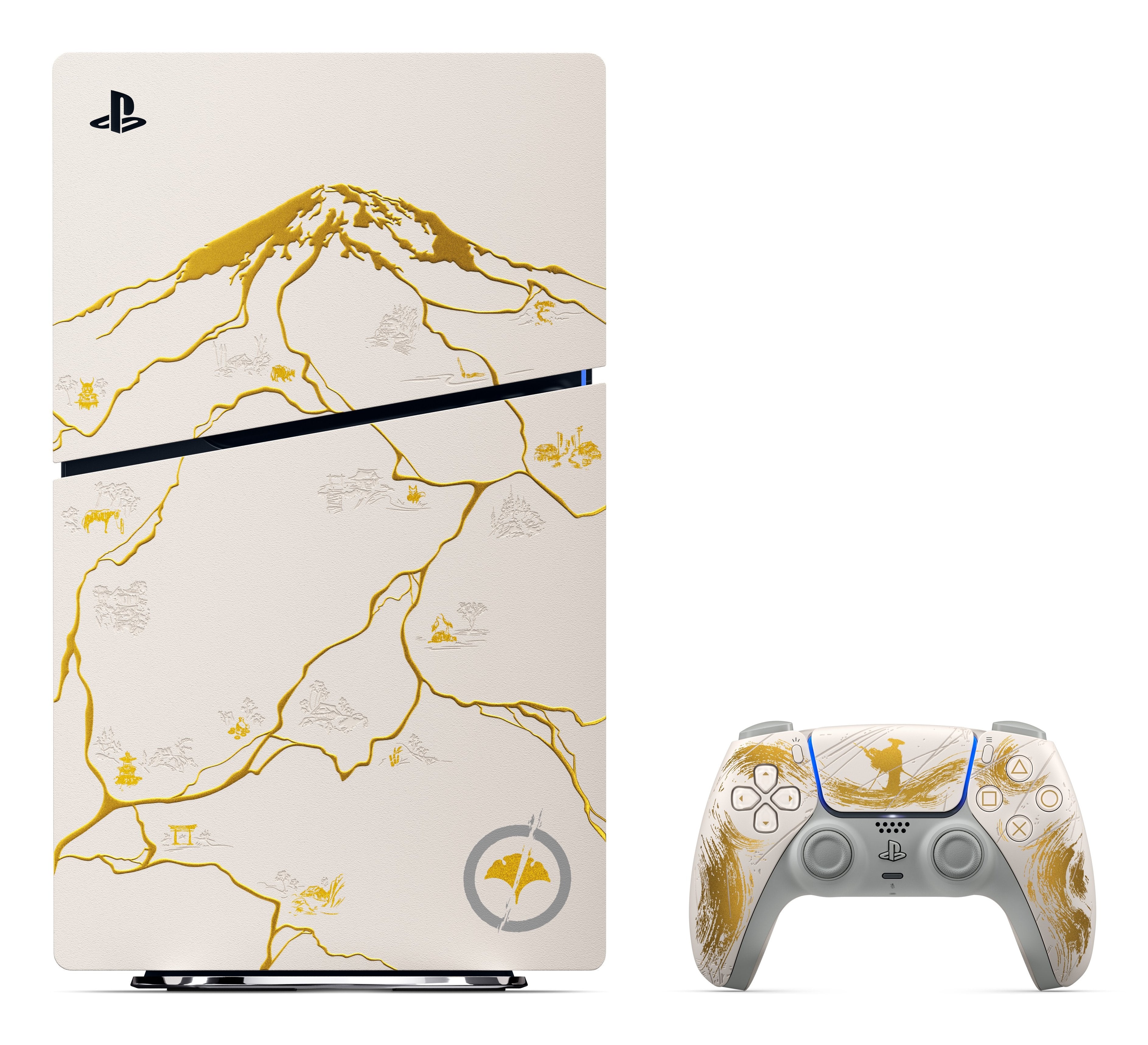 EAN 0711719599463 - Sony PlayStation 5 - Ghost of Yotei Gold Limited Edition 1 TB Wifi Negro, Blanco imagen 3